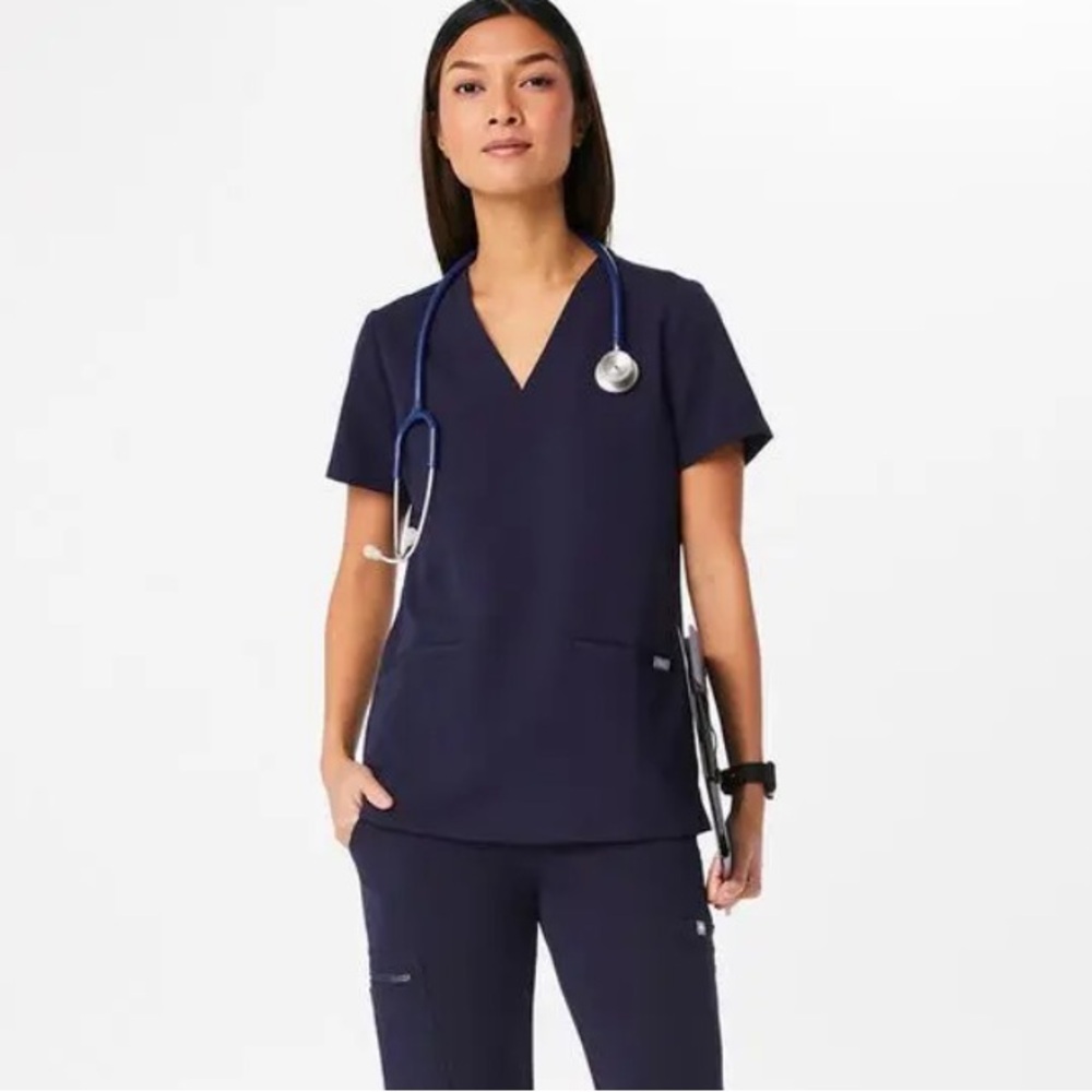 Figs Women's navy top